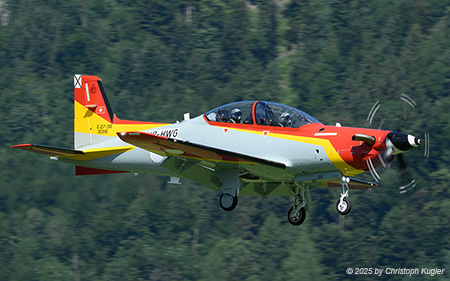 Pilatus PC-21 | HB-HWG | Pilatus Flugzeugwerke (Spanish Air Force)  |  This Pilatus PC-21 destined for the Spanish Air Force is returning from the 4th pre-delivery test flight. | BUOCHS (LSZC/BXO) 10.07.2025