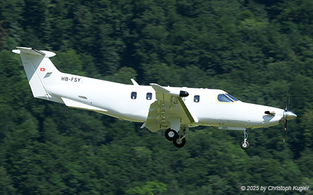 Pilatus PC-12/47E NGX | HB-FSY | Pilatus Flugzeugwerke  |  This PIlatus PC-12/47E NGX is captured on a pre-delivery test-flight. | BUOCHS (LSZC/BXO) 10.07.2025