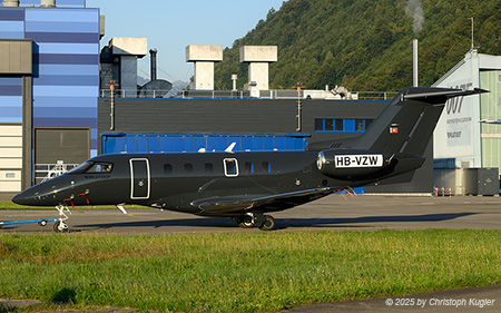 Pilatus PC-12 | HB-VZW | Pilatus Flugzeugwerke  |  This Pilatus PC-24 will eventually become OK-CTP. | BUOCHS (LSZC/BXO) 25.08.2025