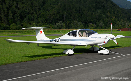Diamond DA40 Diamond Star | HB-SDF | private  |  This 2004 built Diamond Star is based at Bad Ragaz. | BAD RAGAZ (LSZE/---) 07.08.2025