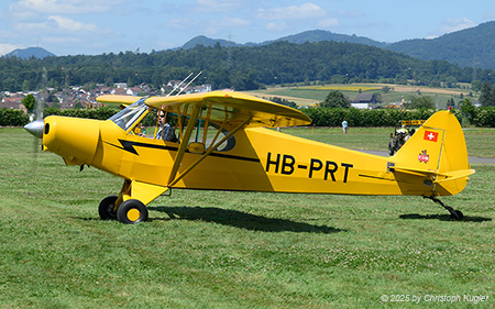 Piper PA-18-150 Super Cub | HB-PRT | private  |  This Piper PA-18 was built 1953 and is now based at Bern-Belp. | BIRRFELD (LSZF/---) 28.06.2025