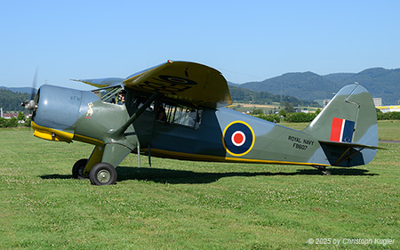 Stinson AT-19 Reliant | N60058 | private  |  This Stinson AT-19 Reliant was completely overhauled between 1999 and 2008. It was shipped to Switzerland in 2022 and now flies out of St. Gallen-Altenrhein. | BIRRFELD (LSZF/---) 28.06.2025