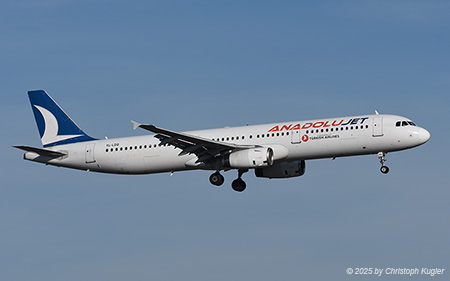 Airbus A321-231 | YL-LDQ | AJet  |  Still in Anadoloujet colours | Z&UUML;RICH (LSZH/ZRH) 01.01.2025