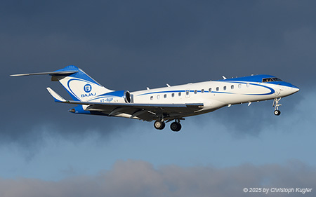 Bombardier BD.700 Global 5000 | VT-RUP | untitled (Bajaj Aviation) | Z&UUML;RICH (LSZH/ZRH) 12.01.2025