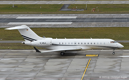 Bombardier BD.700 Global 6000 | D-AMLC | untitled (ACM Air Charter)  |  This Bombardier Global 6000 is arriving from Palma de Mallorca. | Z&UUML;RICH (LSZH/ZRH) 23.01.2025