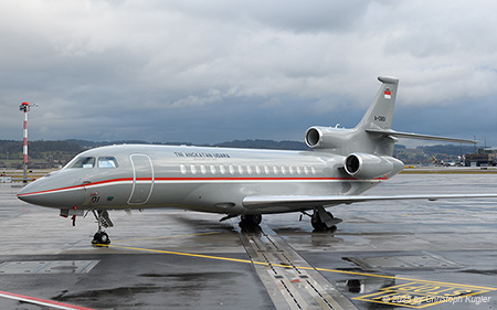 Dassault Falcon 8X | A-0801 | Indonesian Air Force  |  This Dassault Falcon 8X made its first visit to Zurich. | Z&UUML;RICH (LSZH/ZRH) 23.01.2025