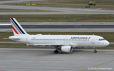 Airbus A320-214 | F-GHXL | Air France | Z&UUML;RICH (LSZH/ZRH) 24.01.2025