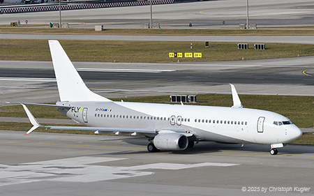 Boeing 737-8K5 | EI-FFA | Fly 4 Airlines  |  This boeing 737 of Fly 4 Airlines is operating flight F404 to London Stansted. It arrived earlier from Munster/Osnarbruck | Z&UUML;RICH (LSZH/ZRH) 24.01.2025