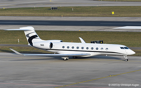 Gulfstream G700 (GVIII) | N6D | untitled (Jet Aviation BizJets)  |  This Gulfstream G700 is taxing to runway 28 for its flight to Teterboro | Z&UUML;RICH (LSZH/ZRH) 24.01.2025