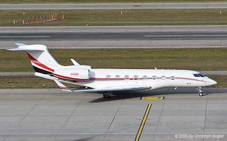 Gulfstream G650ER | N40D | untitled  |  This Gulfstream G650ER is heading for Freeland, MI | Z&UUML;RICH (LSZH/ZRH) 24.01.2025