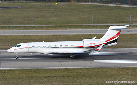 Gulfstream G650ER | N40D | untitled  |  This Gulfstream G650ER is heading for Freeland, MI | Z&UUML;RICH (LSZH/ZRH) 24.01.2025