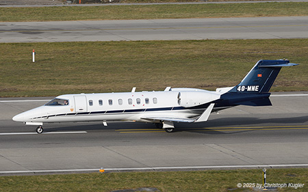 Bombardier Learjet 45 | 4O-MNE | Government of Montenegro | Z&UUML;RICH (LSZH/ZRH) 24.01.2025