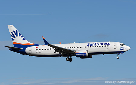 Boeing 737 MAX 8 | TC-SOI | SunExpress | Z&UUML;RICH (LSZH/ZRH) 25.01.2025
