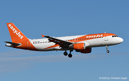 Airbus A320-214 | HB-JXD | EasyJet Switzerland | Z&UUML;RICH (LSZH/ZRH) 25.01.2025