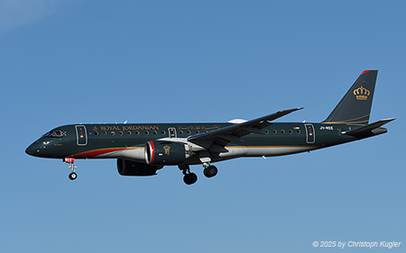 Embraer ERJ-190-E2 | JY-REE | Royal Jordanian Airlines | Z&UUML;RICH (LSZH/ZRH) 26.01.2025