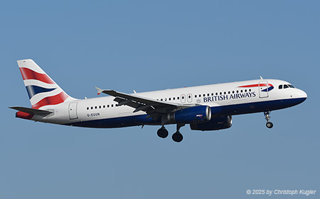 Airbus A320-232 | G-EUUN | British Airways | Z&UUML;RICH (LSZH/ZRH) 08.02.2025