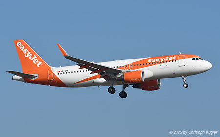Airbus A320-214 | HB-JXE | EasyJet Switzerland  |  Flight EZS1542 is seen here arriving from London-Stansted | Z&UUML;RICH (LSZH/ZRH) 08.02.2025