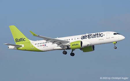 Airbus A220-300 | YL-ABU | Air Baltic | Z&UUML;RICH (LSZH/ZRH) 15.02.2025