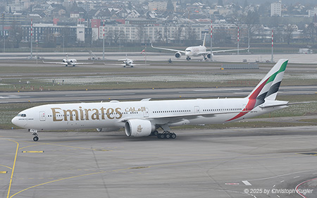 Boeing 777-300ER | A6-PFK | Presidential Flight | Z&UUML;RICH (LSZH/ZRH) 16.02.2025