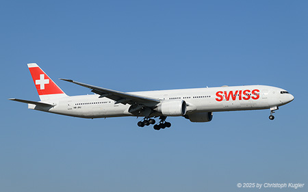 Boeing 777-300ER | HB-JNJ | Swiss International Air Lines | Z&UUML;RICH (LSZH/ZRH) 05.03.2025