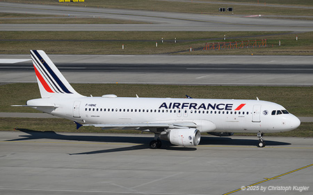 Airbus A320-214 | F-HBNE | Air France | Z&UUML;RICH (LSZH/ZRH) 07.03.2025