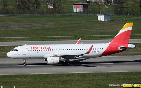 Airbus A320-214 | EC-MDK | Iberia | Z&UUML;RICH (LSZH/ZRH) 23.03.2025