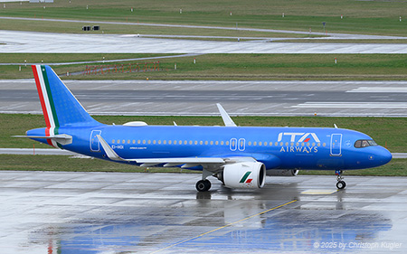 Airbus A320-272n | EI-HOI | ITA Airways  |  This Airbus A320neo of ITA Airways is retuning to Rome as flight ITY571. | Z&UUML;RICH (LSZH/ZRH) 23.03.2025