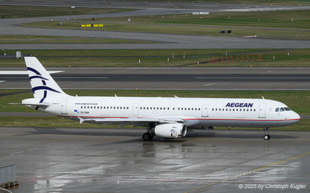 Airbus A321-231 | SX-DNH | Aegean Airlines | Z&UUML;RICH (LSZH/ZRH) 23.03.2025