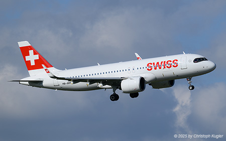 Airbus A320-271n | HB-JDH | Swiss International Air Lines  |  Windsheer on final | Z&UUML;RICH (LSZH/ZRH) 01.04.2025