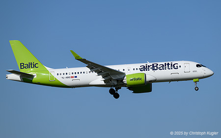 Airbus A220-300 | YL-ABG | Air Baltic | Z&UUML;RICH (LSZH/ZRH) 03.04.2025