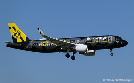 Airbus A320-214 | D-AEWM | Eurowings  |  Mannschaftsairbus cs | Z&UUML;RICH (LSZH/ZRH) 09.04.2025