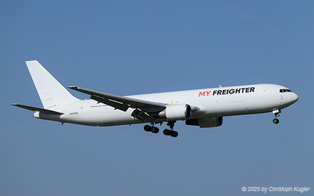 Boeing 767-3Q8ERBCF | UK67009 | My Freighter | Z&UUML;RICH (LSZH/ZRH) 10.04.2025