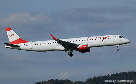 Embraer ERJ-195LR | OE-LWQ | Austrian Airlines | Z&UUML;RICH (LSZH/ZRH) 14.04.2025
