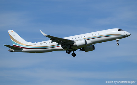 Embraer ERJ-190BJ Lineage 1000 | D-ANNI | untitled (Air Hamburg) | Z&UUML;RICH (LSZH/ZRH) 19.04.2025