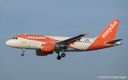Airbus A319-111 | OE-LKF | easyJet Europe Airline  |  This Airbus A319 is operating the new Rome to Zurich flight by easyJet Europe Airline | Z&UUML;RICH (LSZH/ZRH) 28.04.2025