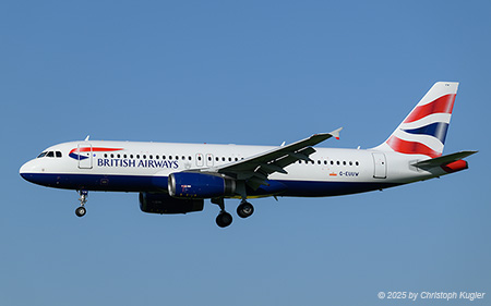 Airbus A320-232 | G-EUUW | British Airways | Z&UUML;RICH (LSZH/ZRH) 02.05.2025
