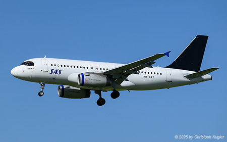 Airbus A319-132 | OY-KBT | SAS Scandinavian Airlines System  |  This Airbus A319 of SAS is still in basic Star Alliance scheme, but without any titles. | Z&UUML;RICH (LSZH/ZRH) 30.05.2025