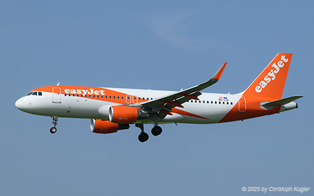 Airbus A320-214 | OE-IJV | easyJet Europe Airline  |  This Airbus A320 of easyJet Europe is seen here arriving from Lisbon as flight EZY6747. | Z&UUML;RICH (LSZH/ZRH) 13.06.2025