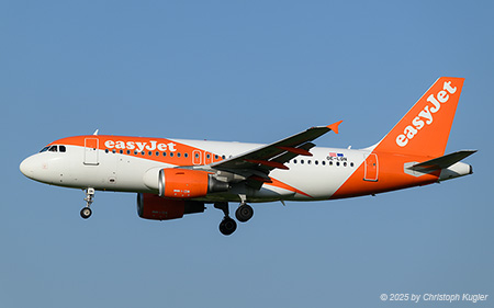 Airbus A319-111 | OE-LQN | easyJet Europe Airline  |  This Airbus A319 was built for easyJet UK in 2008 and was transferred to the current operator in JAN2018. | Z&UUML;RICH (LSZH/ZRH) 20.06.2025