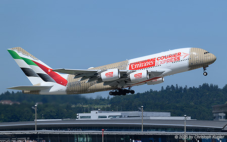 Airbus A380-861 | A6-EET | Emirates Airline  |  This Airbus A380 of Emirates airline was in 