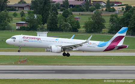Airbus A321-251nx | D-AEEA | Eurowings  |  This is the first Airbus A321neo of Eurowings. It was delivered on 20JUN2023. | Z&UUML;RICH (LSZH/ZRH) 06.07.2025