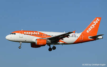 Airbus A319-111 | OE-LQT | easyJet Europe Airline  |  The Airbus A319 of EasyJet Europe Airline is seen here shortly before touchdown at Zurich. | Z&UUML;RICH (LSZH/ZRH) 11.07.2025