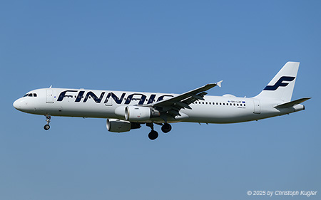 Airbus A321-211 | OH-LZF | Finnair  |  Finnair is operating two daily flights between Helsiniki and Zurich, generally using Airbus A321 aircraft | Z&UUML;RICH (LSZH/ZRH) 13.07.2025