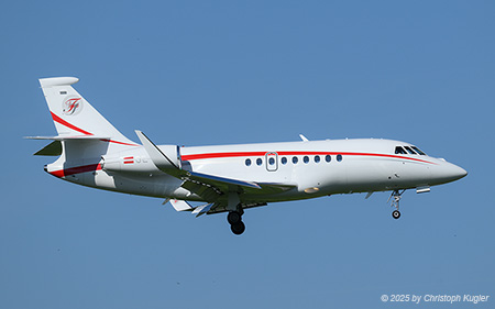 Dassault Falcon 2000LX | OE-HEY | untitled (IFFD)  |  This Falcon 2000LX OE-HEY is captured arriving from Graz. | Z&UUML;RICH (LSZH/ZRH) 07.08.2025