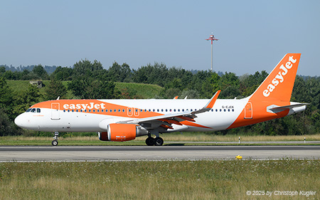 Airbus A320-214 | G-EJCK | easyJet UK  |  This Airbus A320 is seen here arriving from London Gatwick as flight EZY6323. | Z&UUML;RICH (LSZH/ZRH) 08.08.2025
