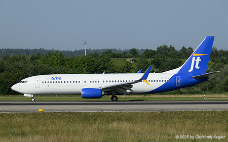 Boeing 737-8KN | OY-JYA | JetTime  |  This Boeing 737-800 of Jettime is being leased to SAS Scandinavian Airlines System since MAY2025 and as such is seen here arriving from Copenhagen. | Z&UUML;RICH (LSZH/ZRH) 14.08.2025
