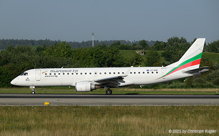 Embraer ERJ-190STD | LZ-SOF | Bulgaria Air  |  This Embraer ERJ-190 of Bulgaria Air is seen here operating Air Serbia's flight ASL330 from Belgrade to Zurich. | Z&UUML;RICH (LSZH/ZRH) 14.08.2025