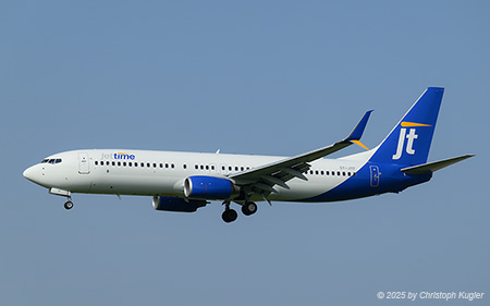 Boeing 737-81M | OY-JYF | JetTime  |  Jettime operates a total of 14 Boeing 737 aircraft, at least 3 of them have been leased to SAS Scandinavian Airlines System.  | Z&UUML;RICH (LSZH/ZRH) 15.08.2025