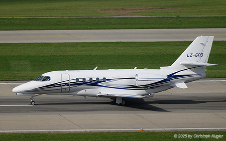 Textron Citation Latitude | LZ-GPD | untitled (Air Volta)  |  Air Volta took delivery of this Textron Citation Latitude on 19JUN2023. The aircraft is seen departing Zurich for its flight to Genoa. | Z&UUML;RICH (LSZH/ZRH) 22.08.2025