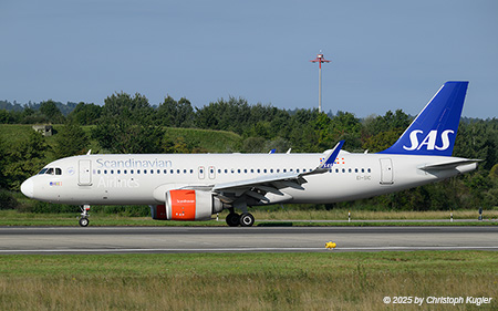 Airbus A320-251n | EI-SIC | SAS Scandinavian Airlines System (SAS Connect)  |  This Airbus A320 of SAS Connect was one of 7 aircraft already in service when the company was renamed from SAS Scandinavian Airlines Ireland to SAS Connect on 30NOV2021. | Z&UUML;RICH (LSZH/ZRH) 24.08.2025
